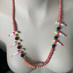 Vintage bird necklace set
